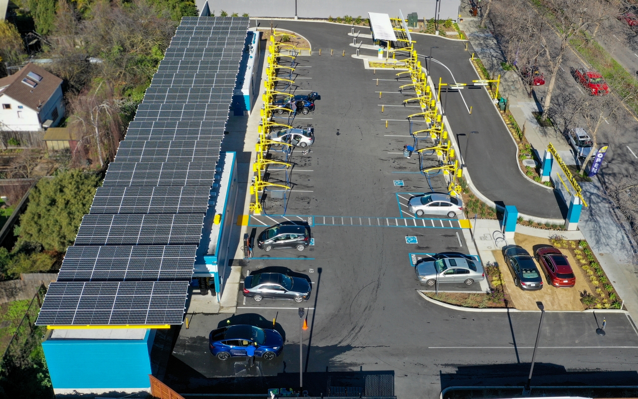 Sustainable Carwash Solar Roof