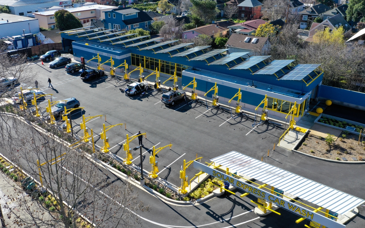 California Solar Carwash Berkeley 