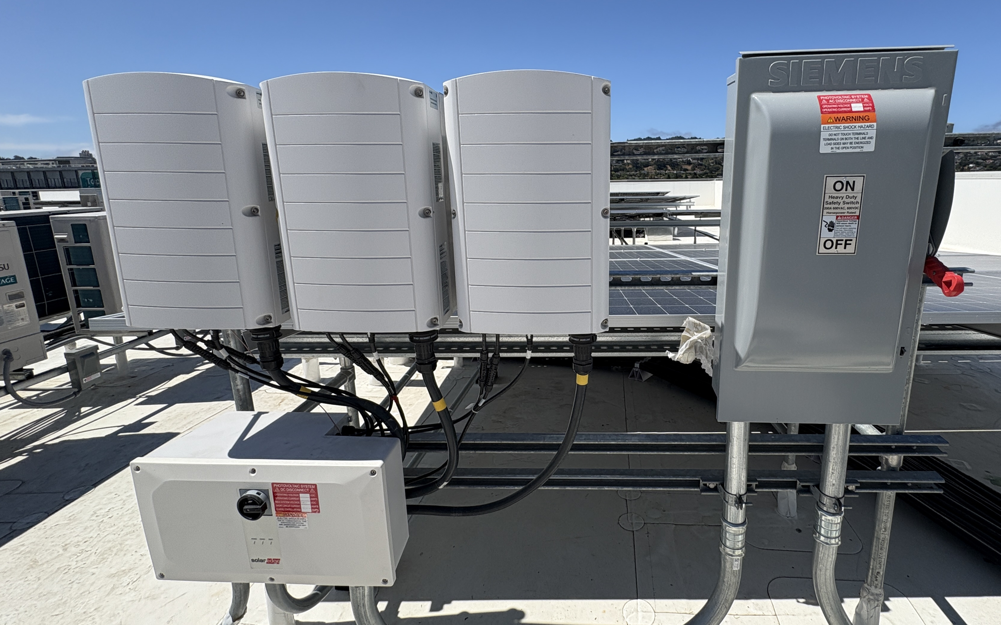 Revery Apartments Rooftop Solar Inverters