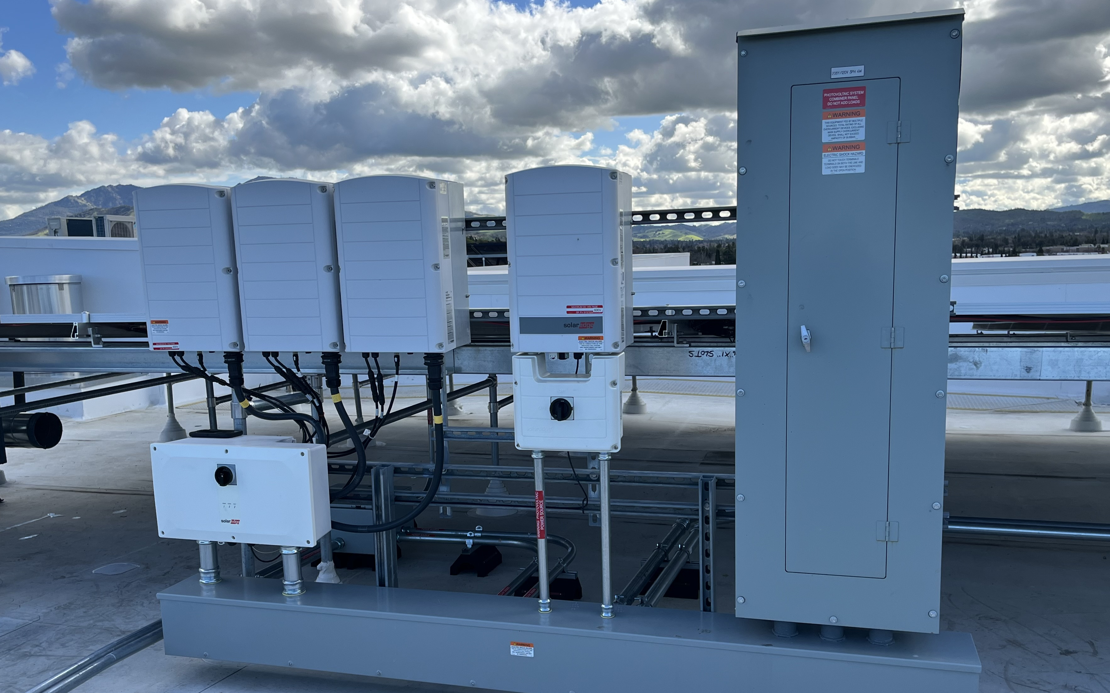 Galindo Terrace Rooftop Solar Inverters