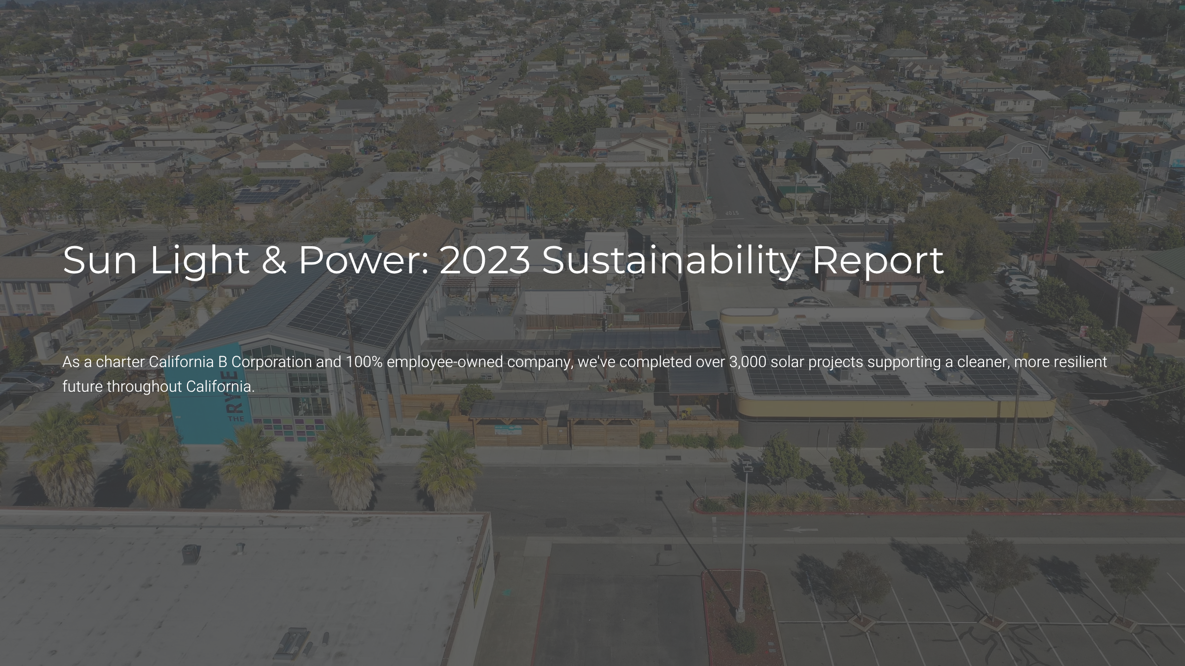 2023 Sustainability Report Page 1