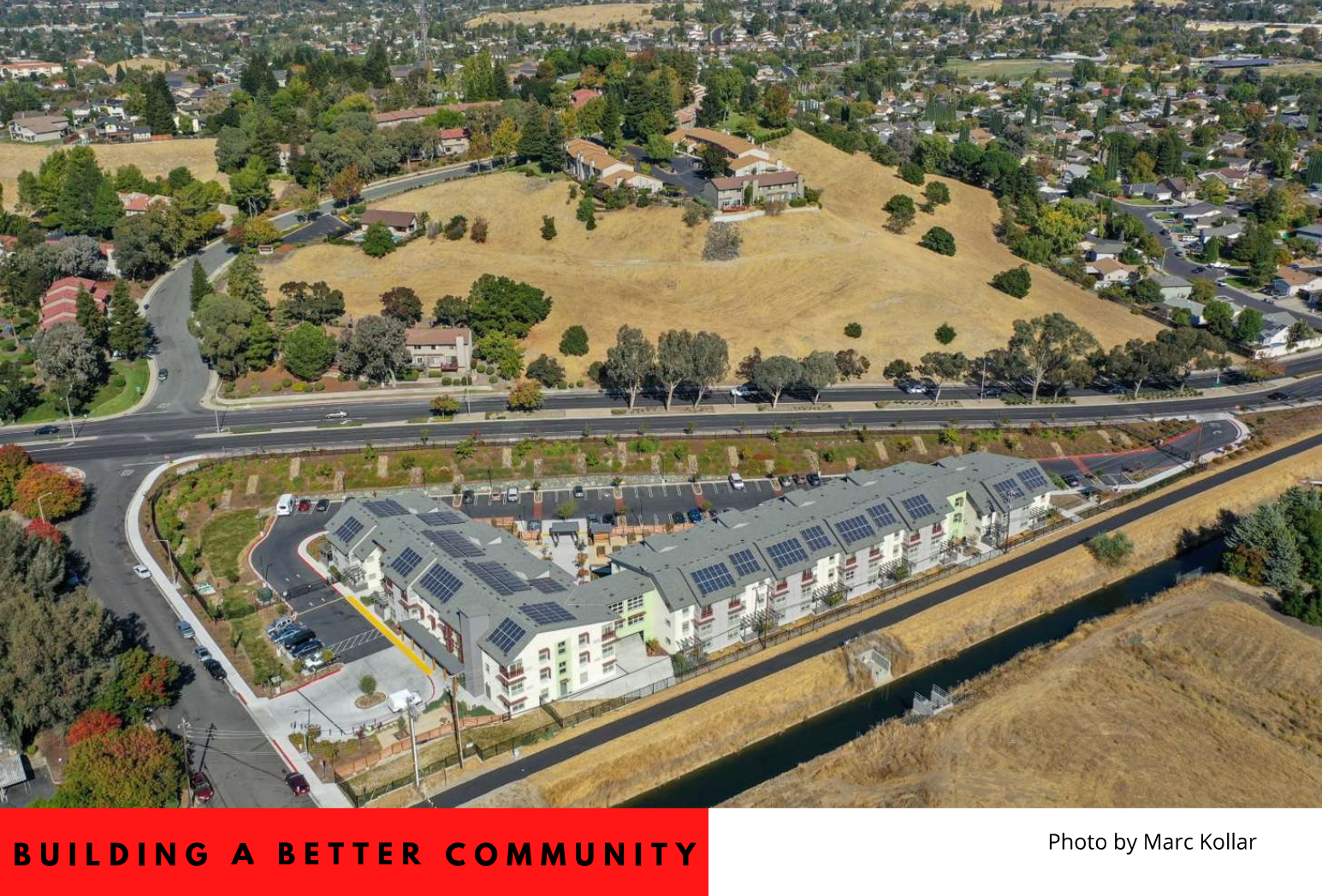 Building a Better Community Header Drone Shot