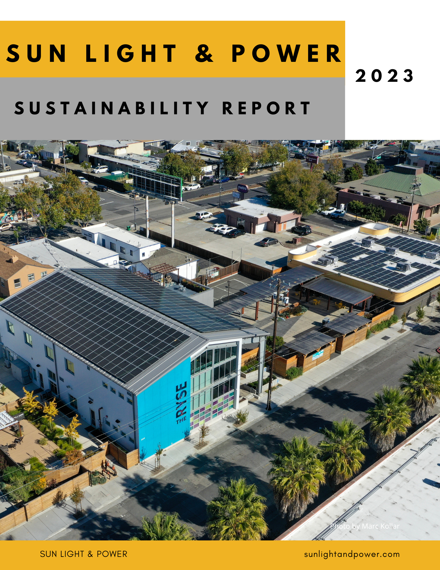 2023 Sustainability Report Cover