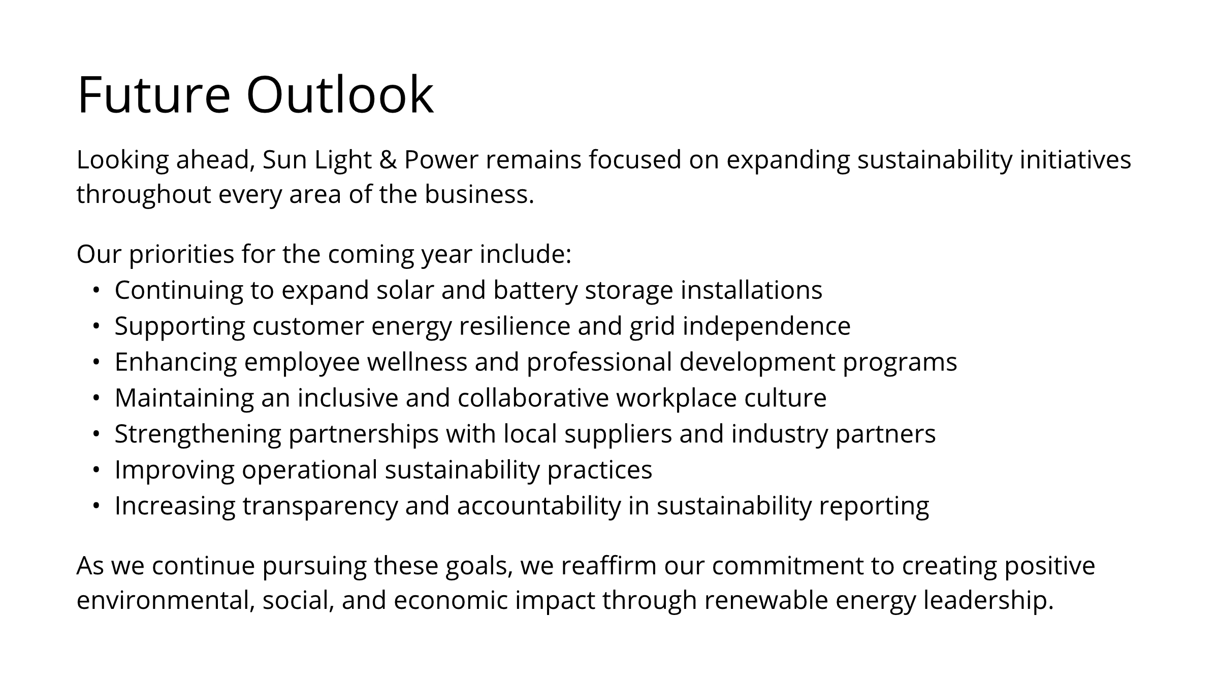 2025 Sustainability Report Page 13