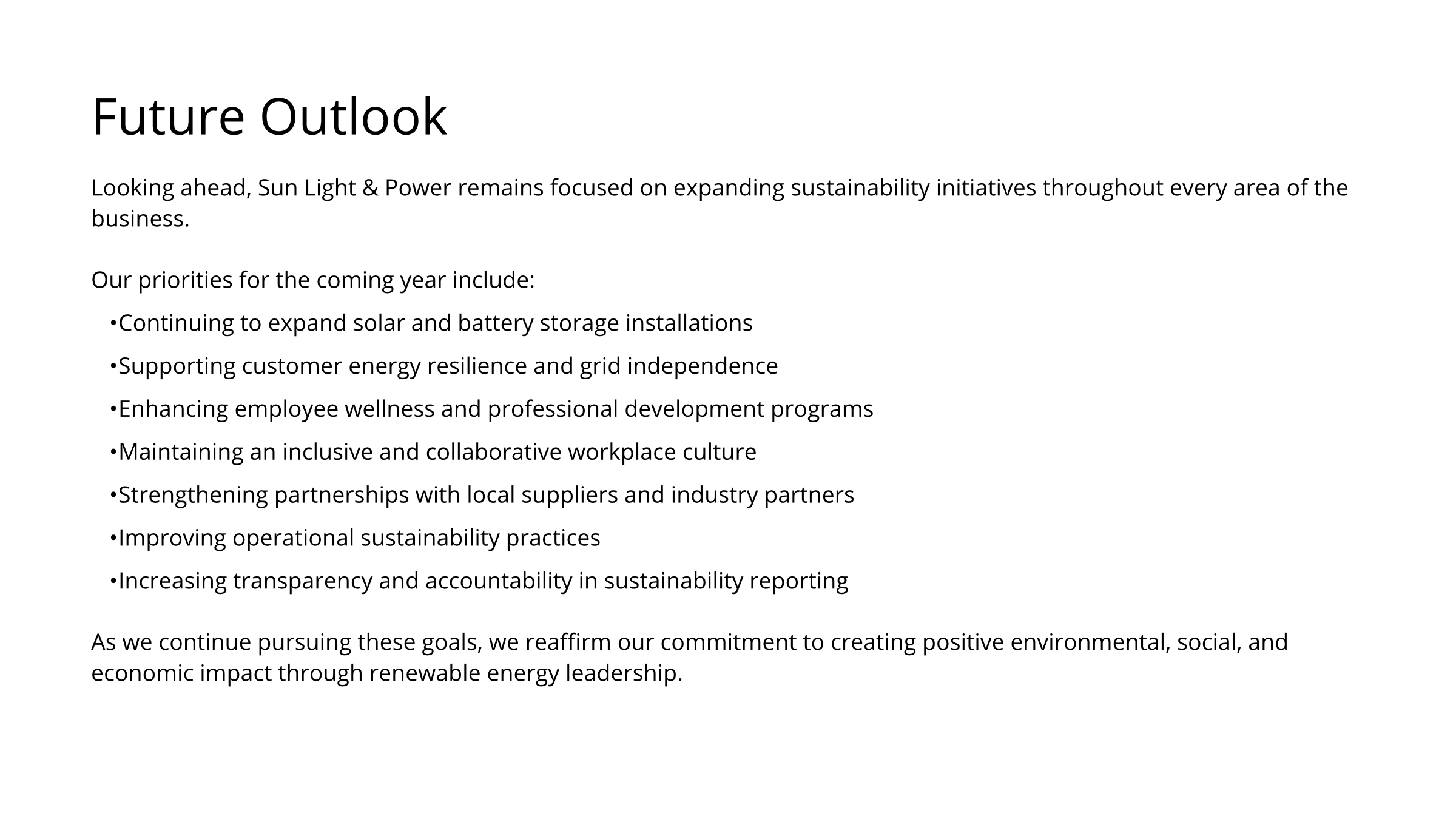 2025 Sustainability Report Page 13