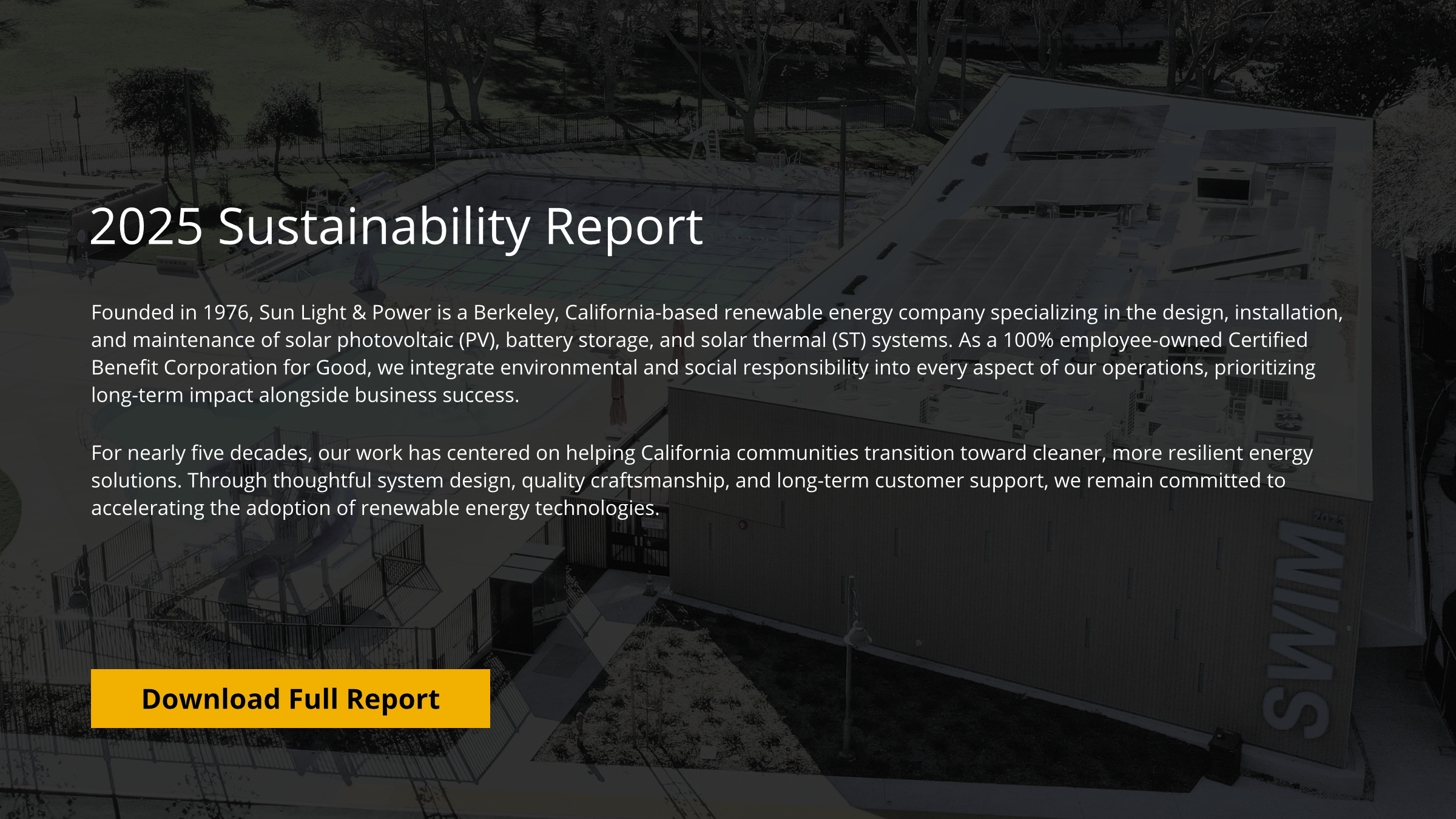 2025 Sustainability Report Page 1