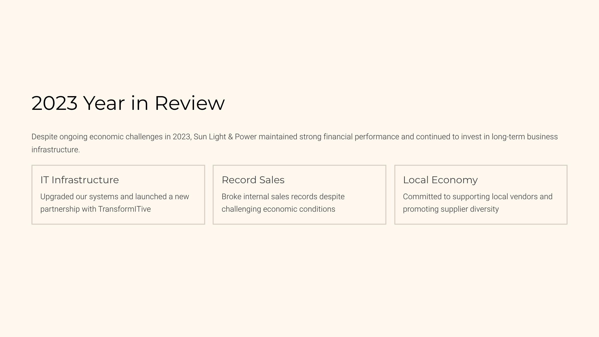 2023 Sustainability Report Page 5