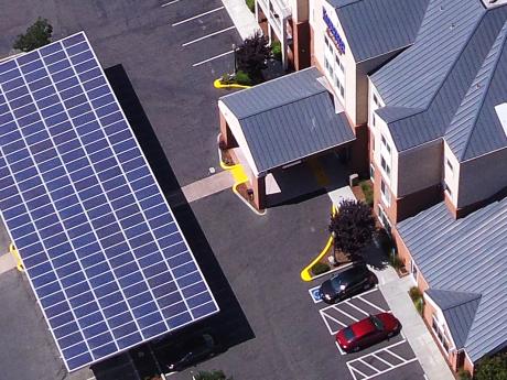 Pittman Marriot Solar Shade Parking Canopy
