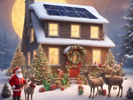 Holiday Sustainability Home Solar