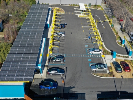 Sustainable Carwash Solar Roof