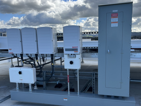 Galindo Terrace Rooftop Solar Inverters